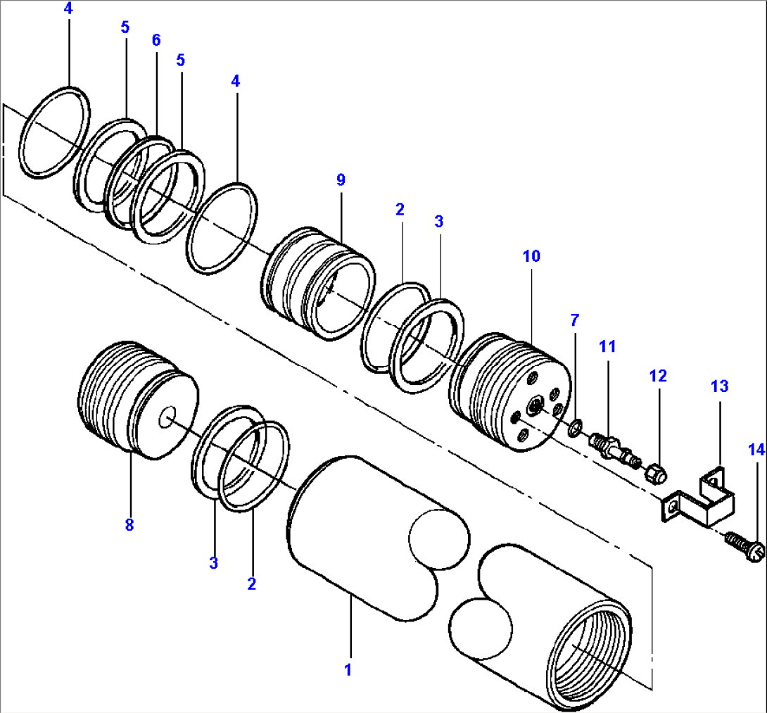 FIG. H5110-02A8 ACCUMULATOR - BLADE CUSHION