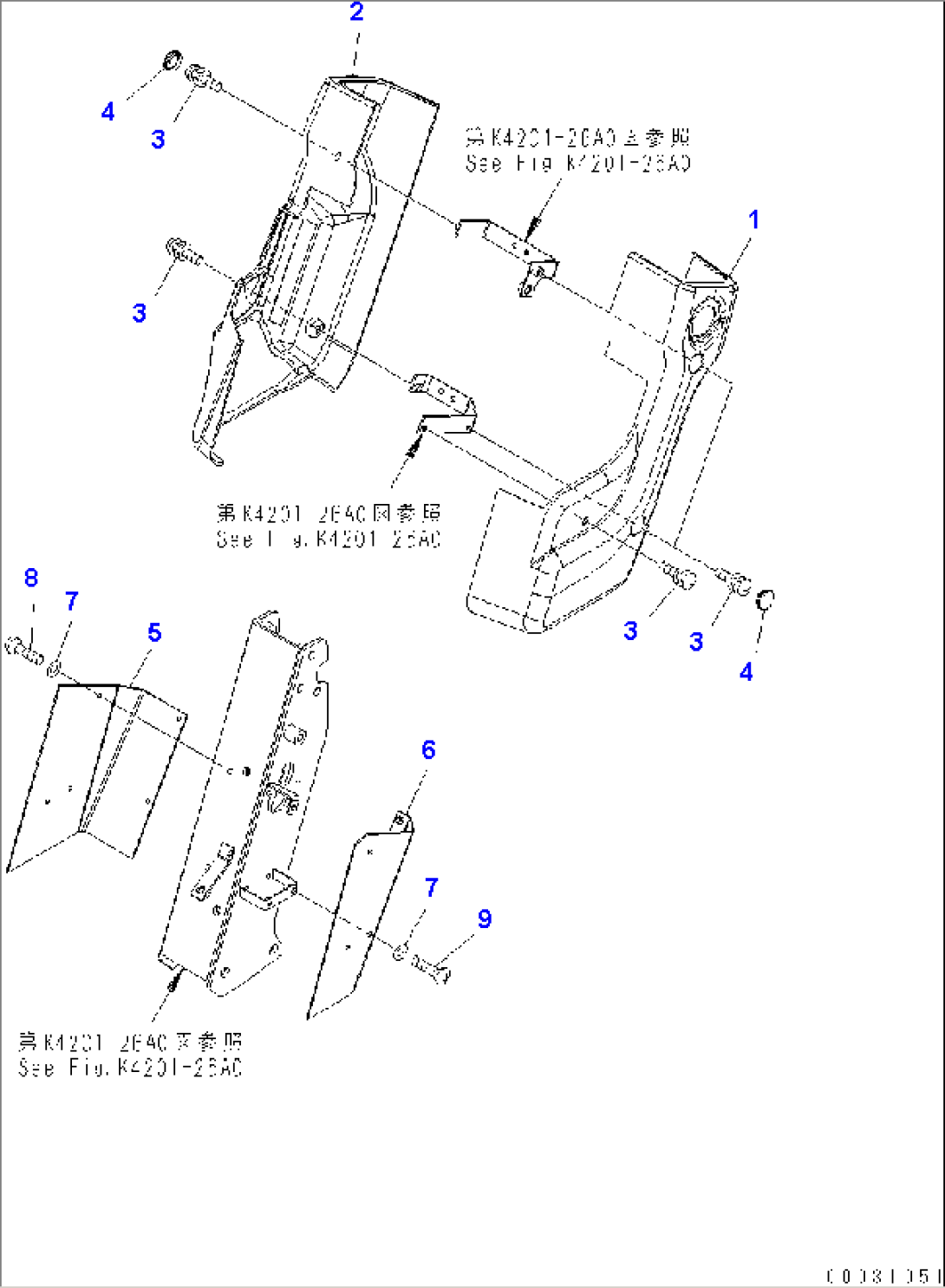 FLOOR FRAME (STEERING COLUMN COVER)
