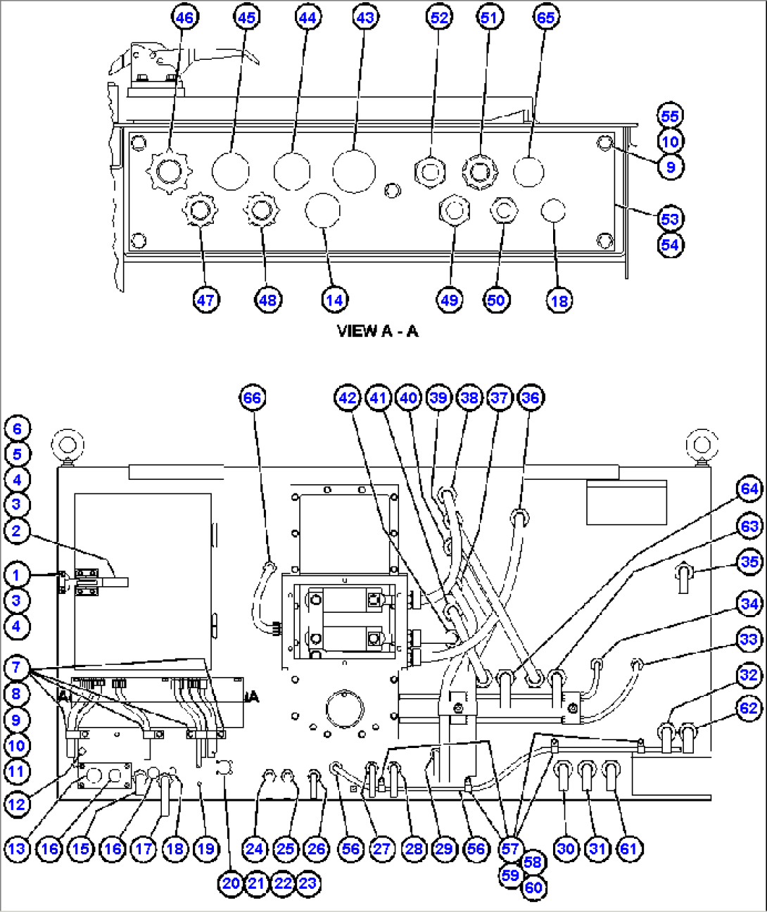 CONTROL CABINET WIRING - REAR