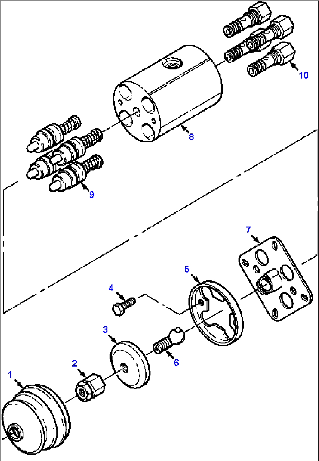 RIPPER PILOT VALVE COMPLETE ASSEMBLY