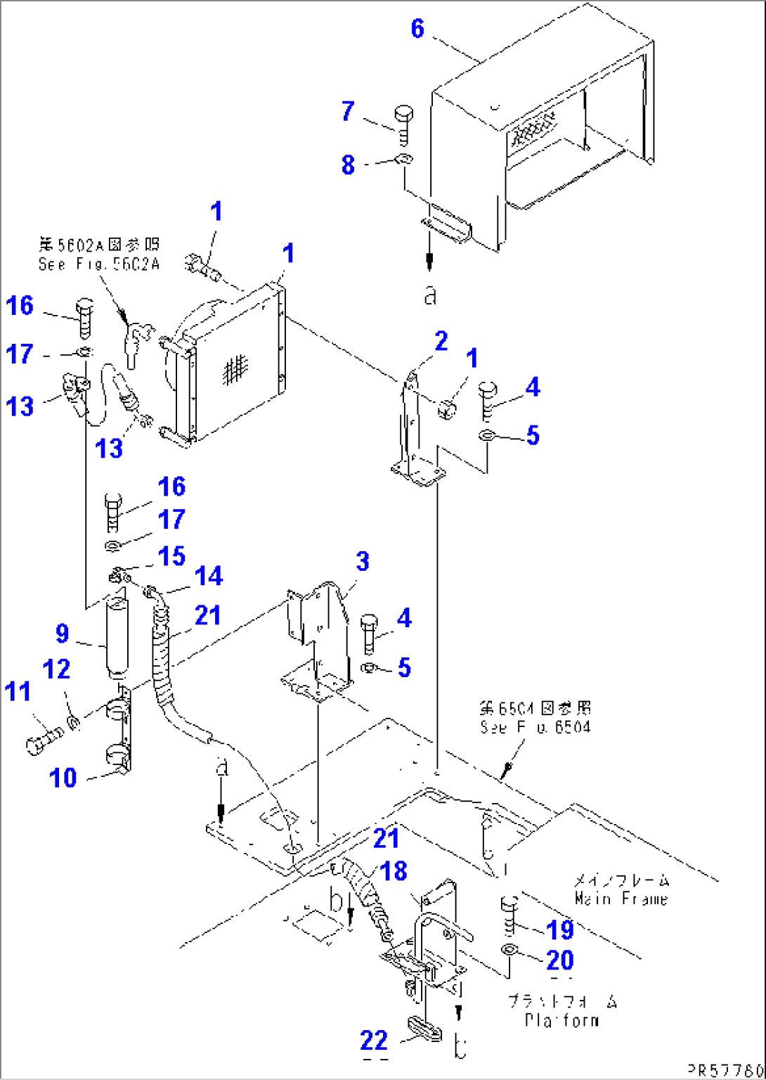 AIR CONDITIONER (3/6) (CONDENSER AND RELATED PARTS)(#10057-)