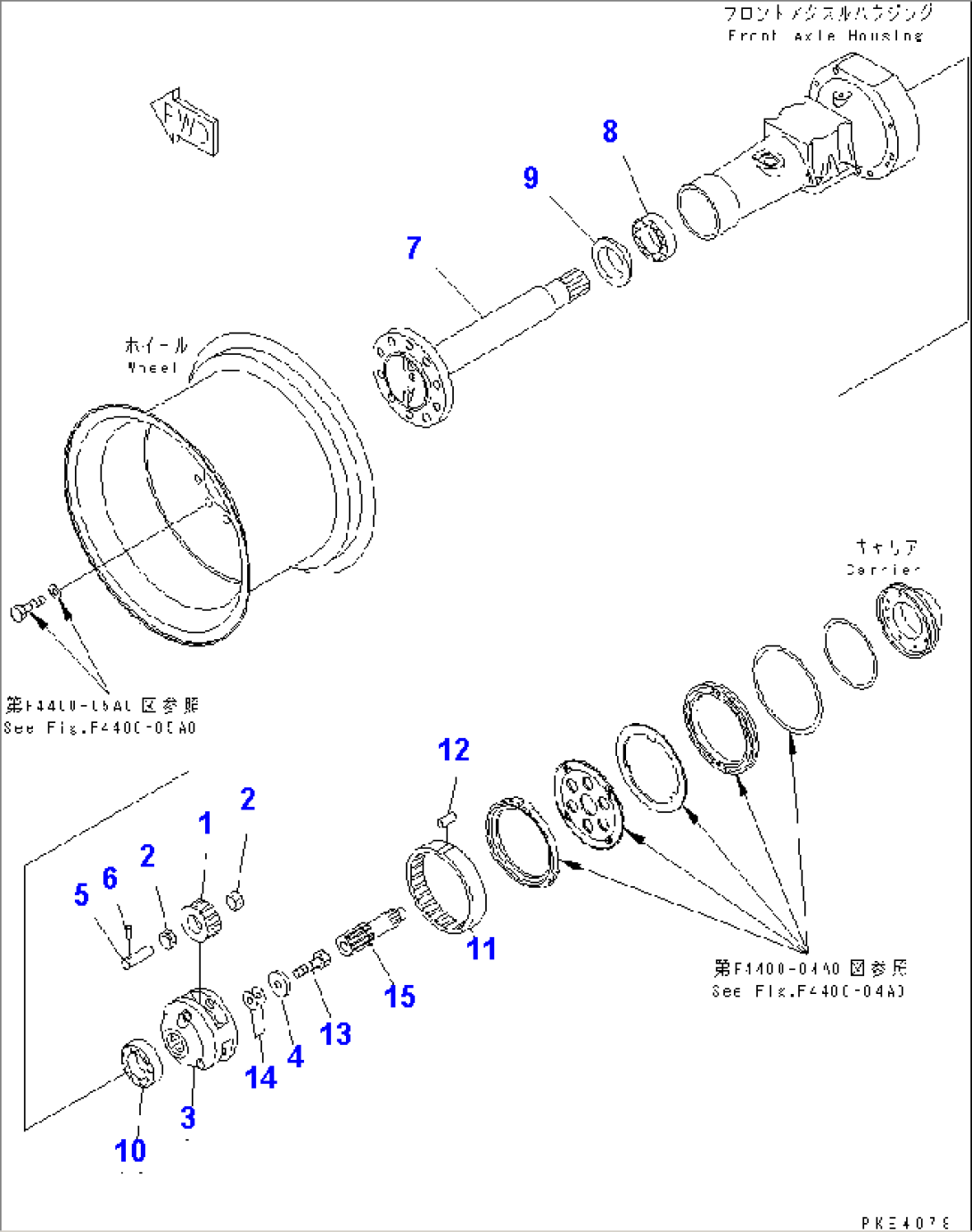 FRONT AXLE (FINAL DRIVE)