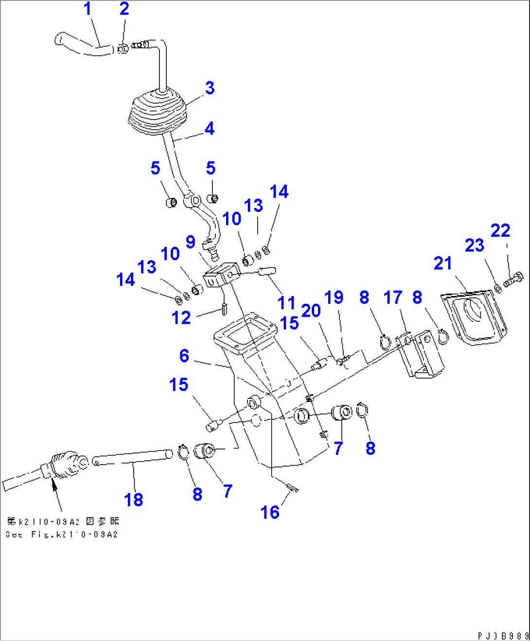 FLOOR FRAME (SPEED CONTROL) (D60P)