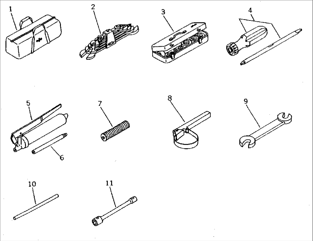 TOOL (LESS OVERALL AND CAP) (WITHOUT OLSS)(#2253-)