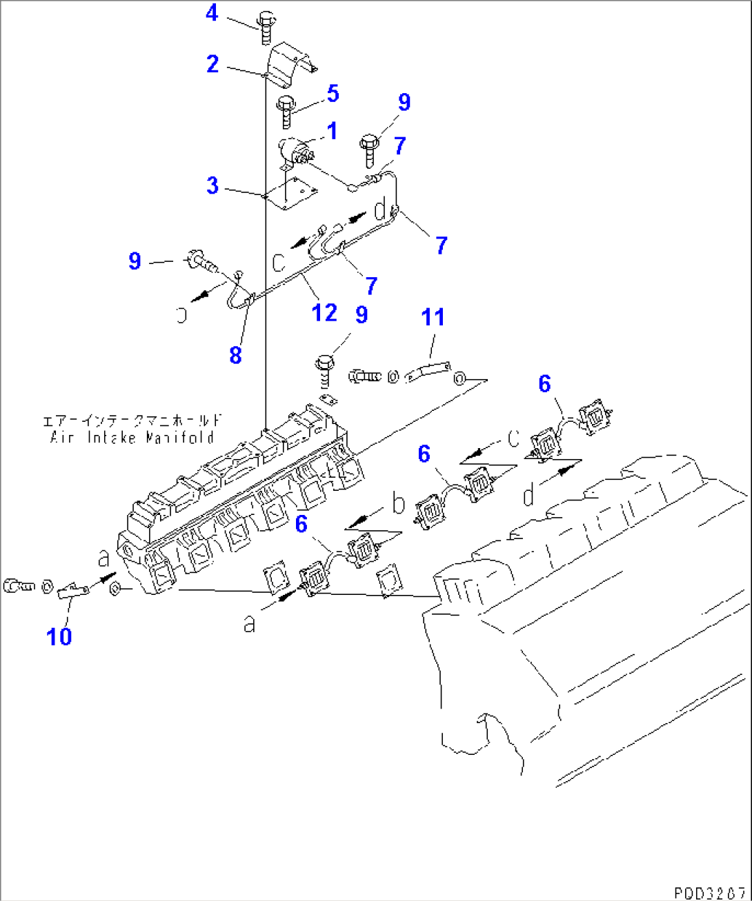 HEATER SWITCH (R.H. BANK)