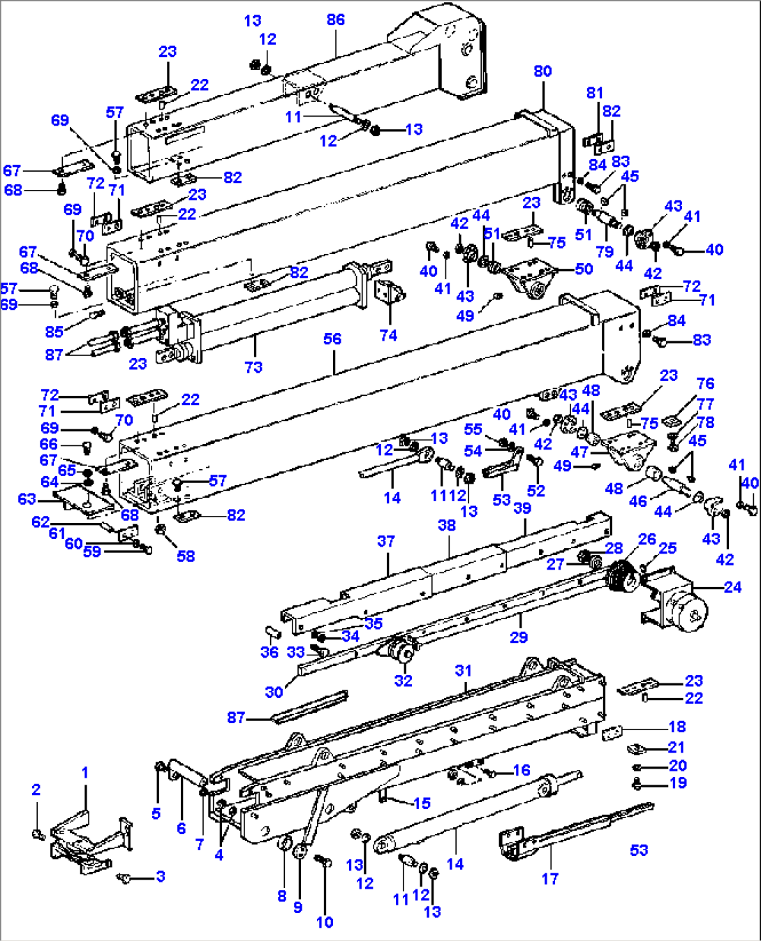 FOUR-SECTION POWER BOOM 150FA