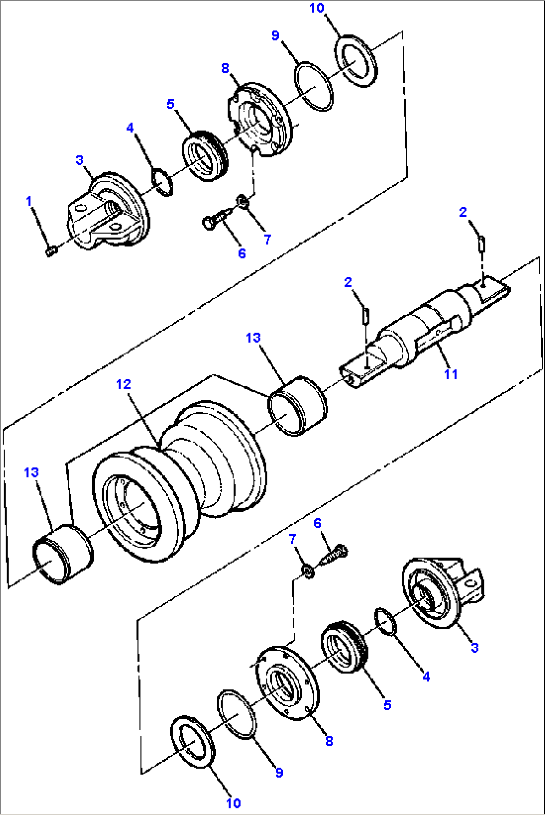 SINGLE FLANGE TRACK ROLLER