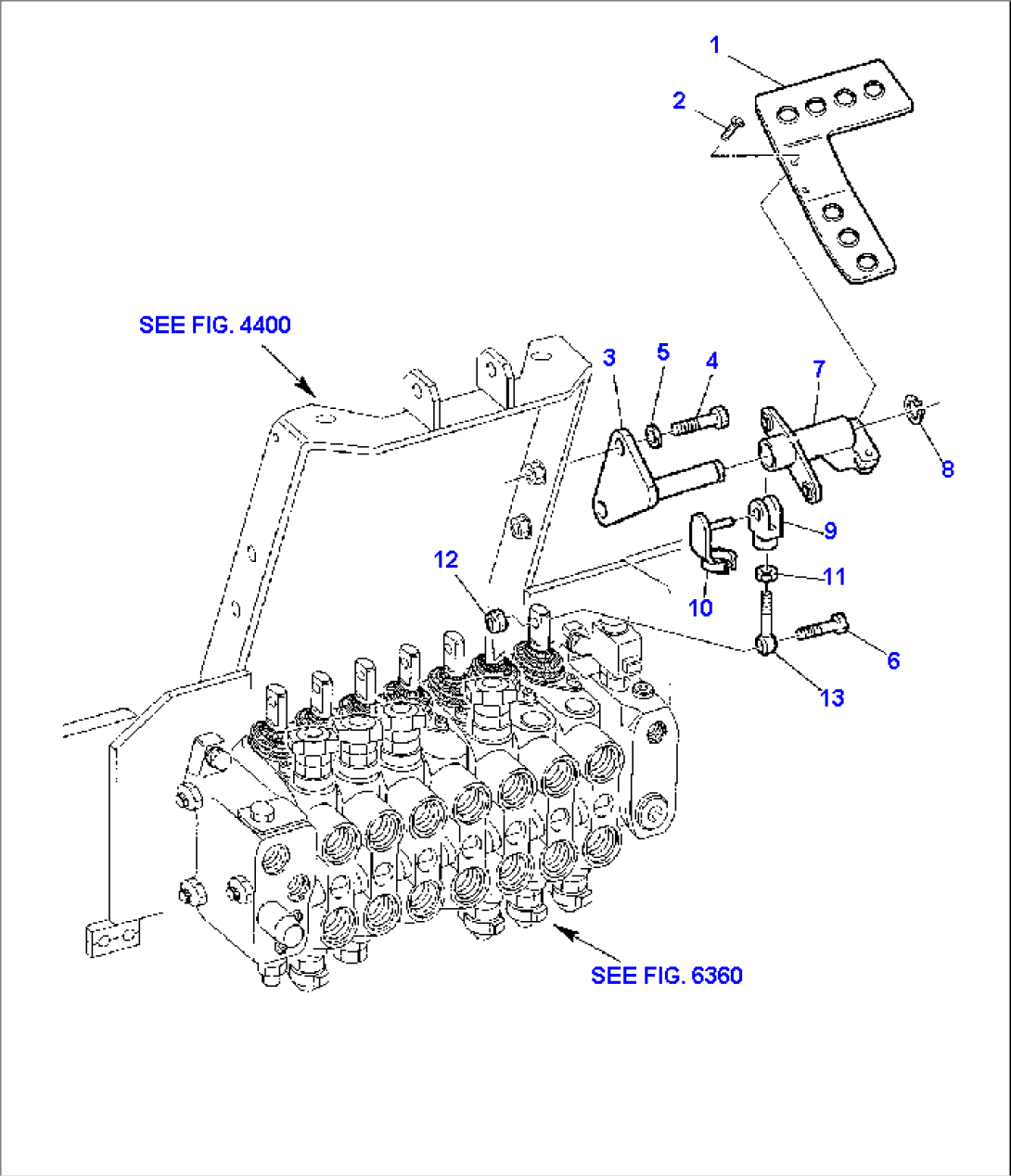 BACKHOE CONTROL PEDAL (RIGHT SIDE)