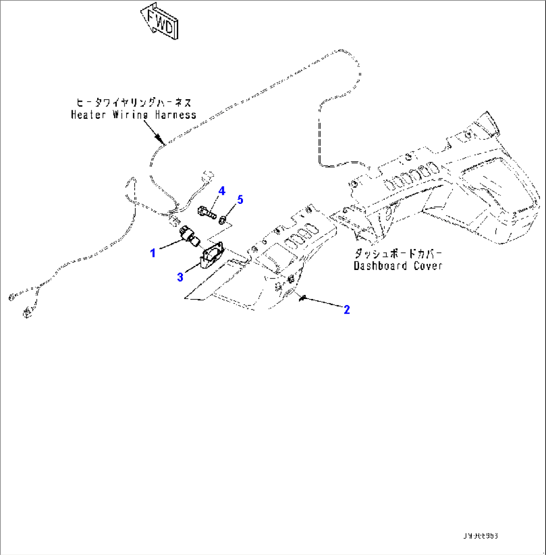 Cab, Heater Switch (#5129-)