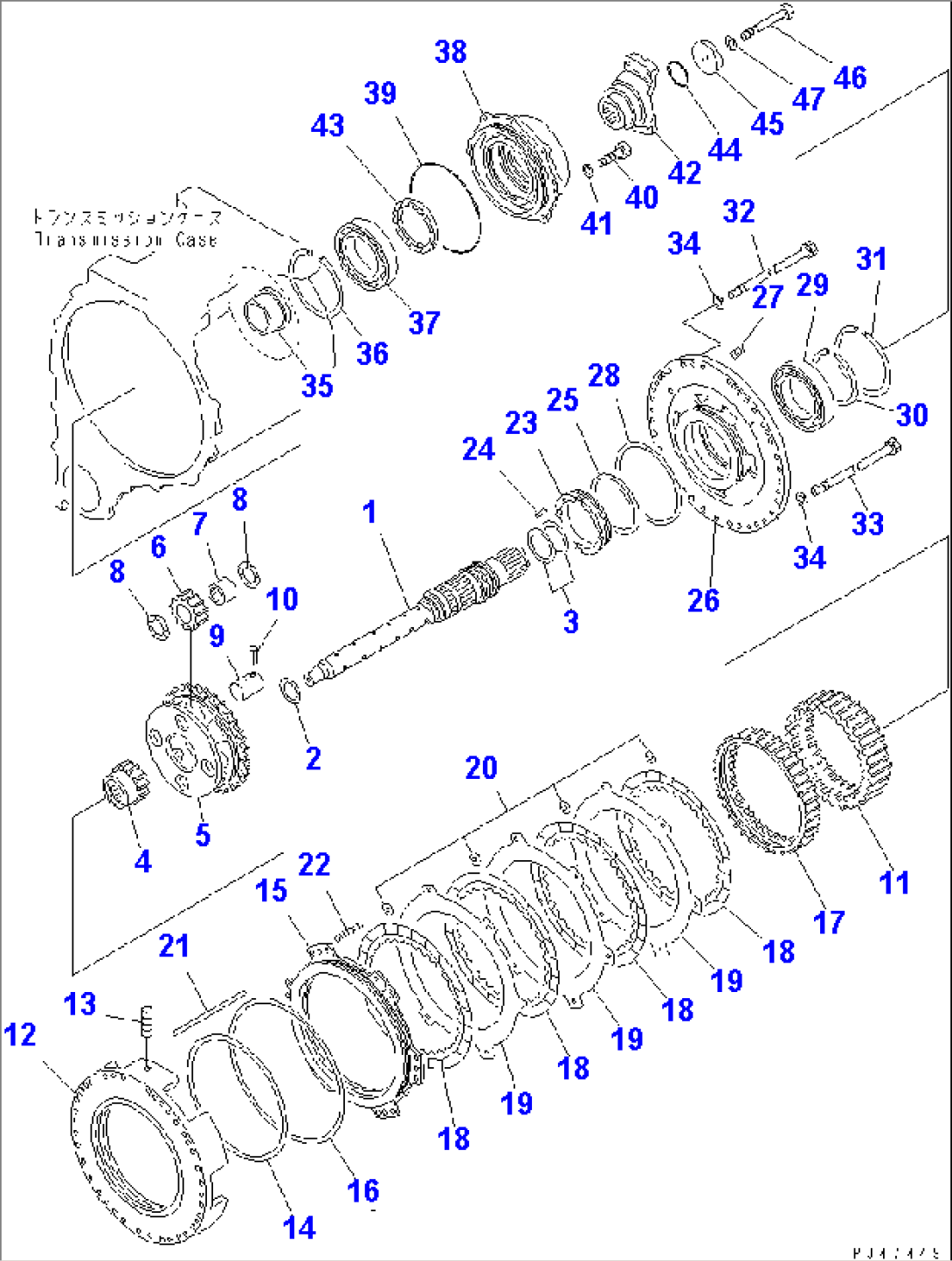 TRANSMISSION (REVERSE CLUTCH)