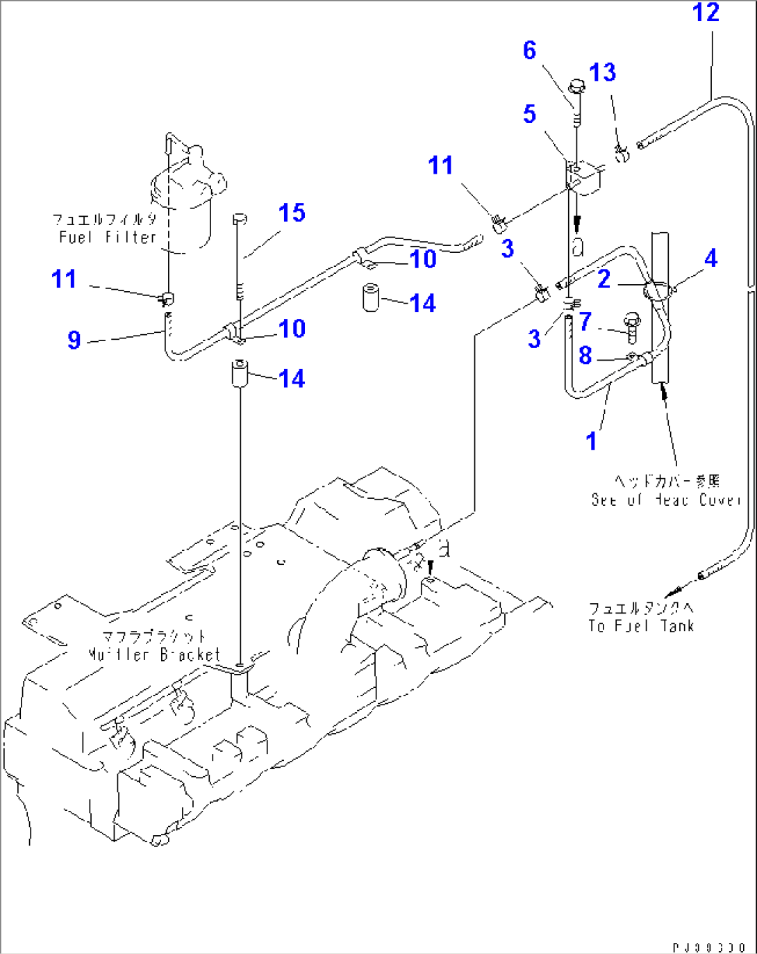FUEL RETURN (HIGH ALTITUDE SPEC.)