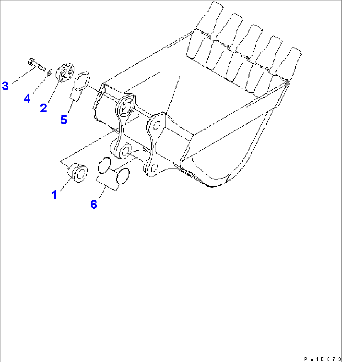 SHIPPING PARTS (WITHOUT BUCKET)
