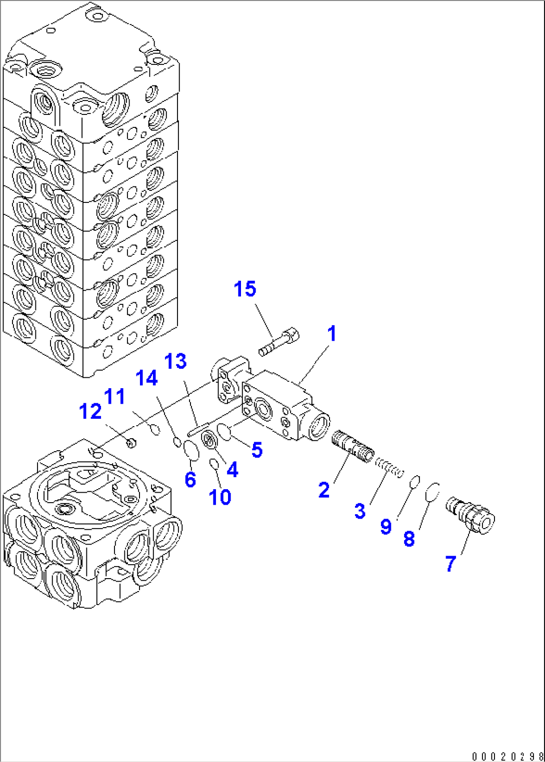 MAIN VALVE (8-VALVE) (11/14)