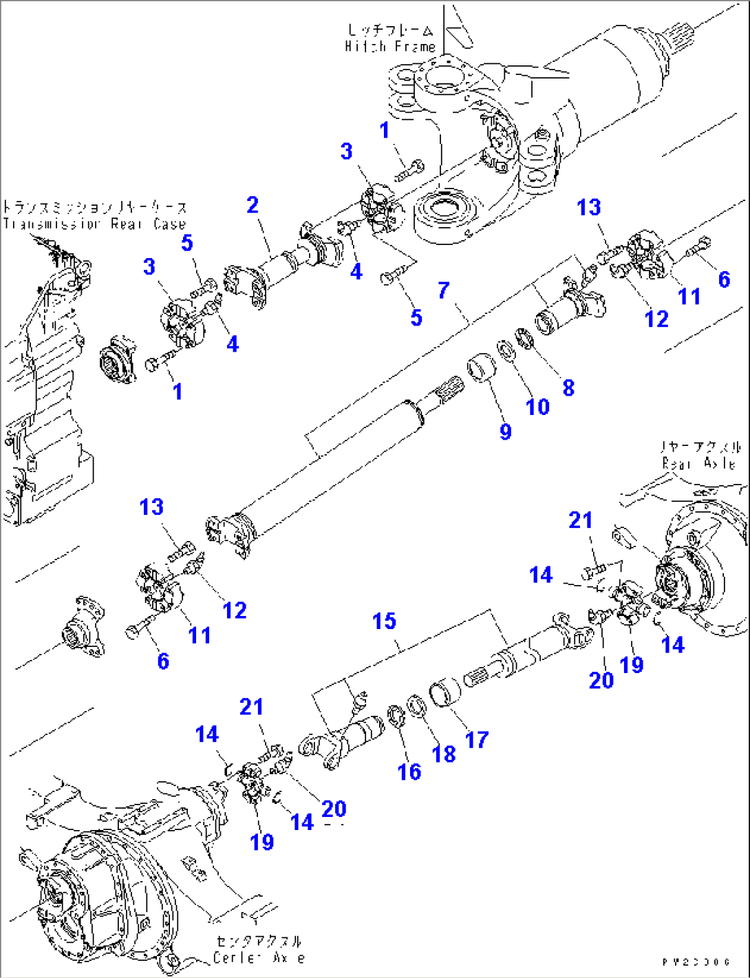 REAR DRIVE SHAFT