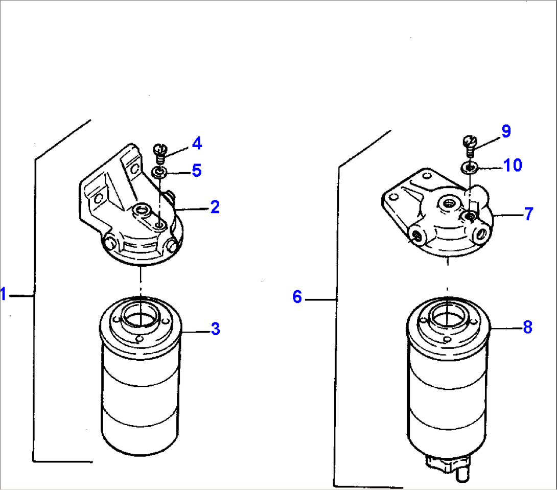 FUEL FILTER FROM ENGINE NO.10 691 259