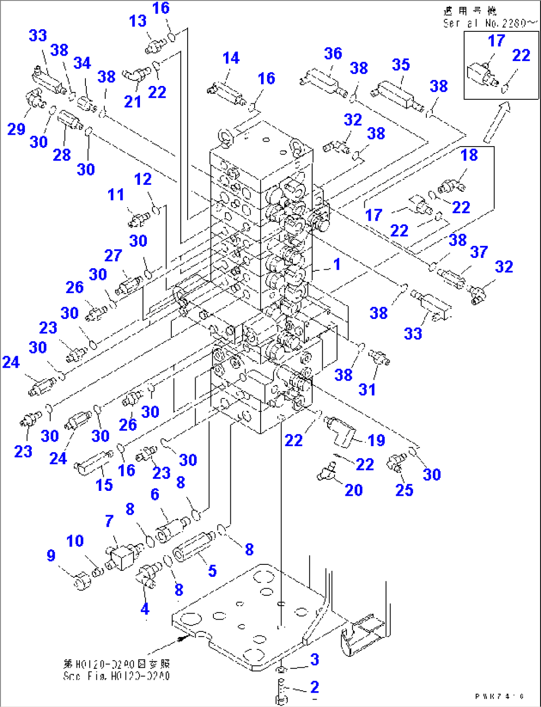 MAIN VALVE (ELBOW) (FOR ATTACHIMENT)(#1001-5500)