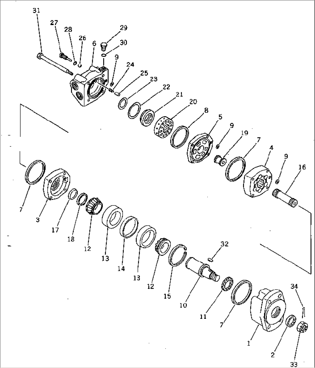 HYDRAULIC MOTOR (FOR EARTH AUGER)