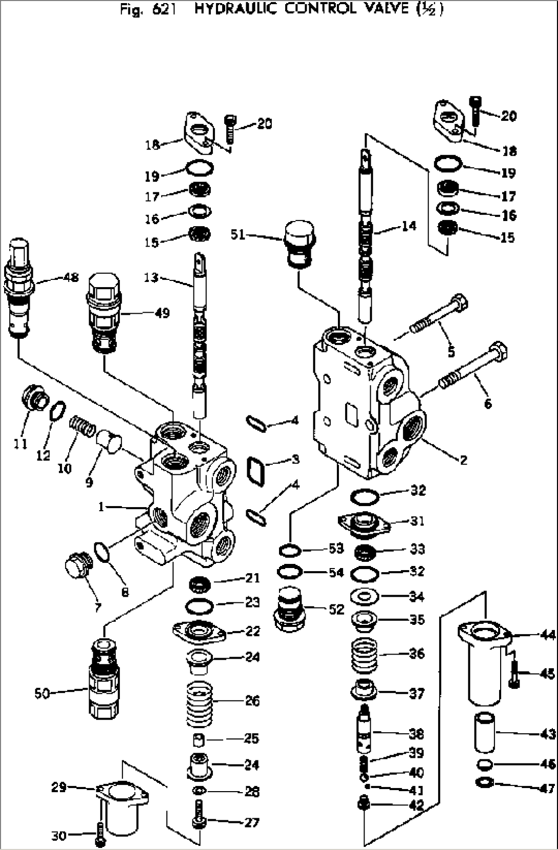 HYDRAULIC CONTROL VALVE (1/2)