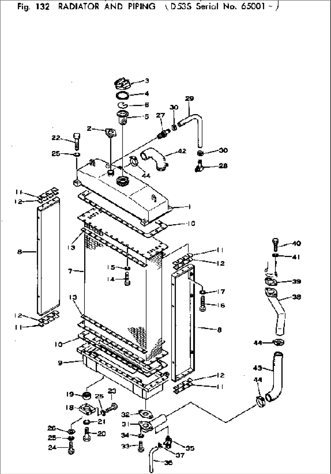 RADIATOR AND PIPING