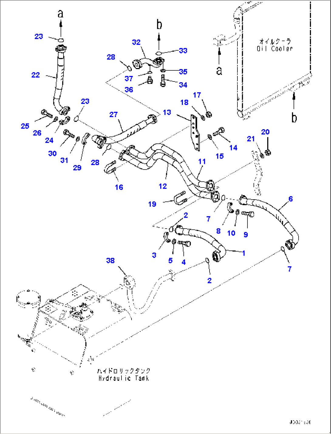 Oil Cooler Piping (#65001-)