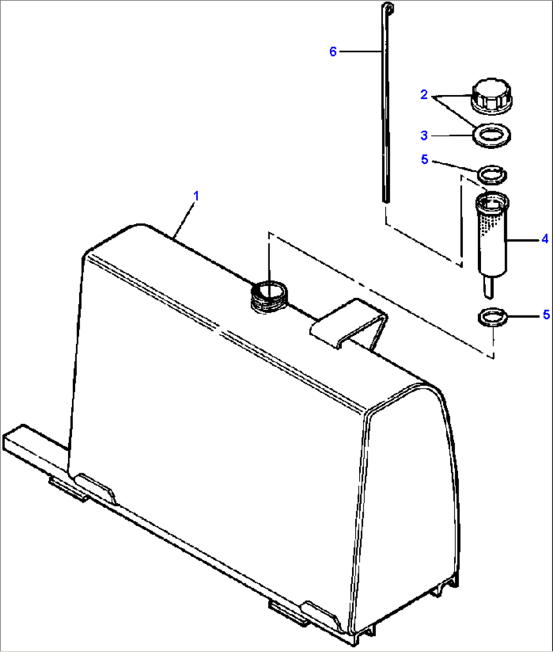 FUEL TANK AND MOUNTING