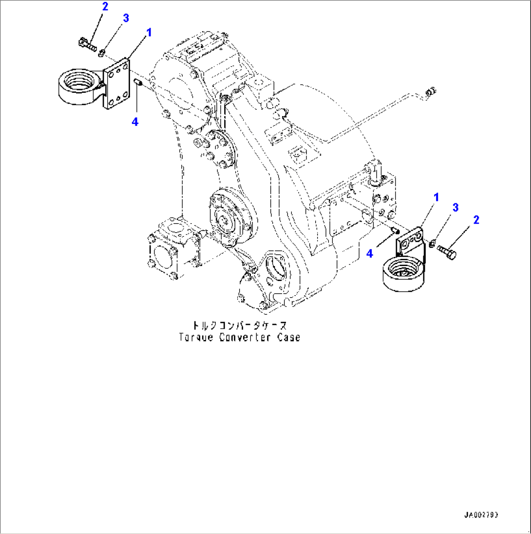 Power Train, Mounting (2/2) (#80001-)