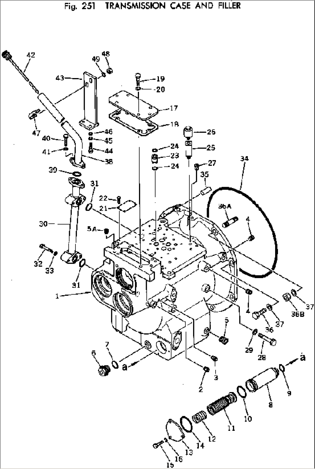 TRANSMISSION CASE AND FILLER