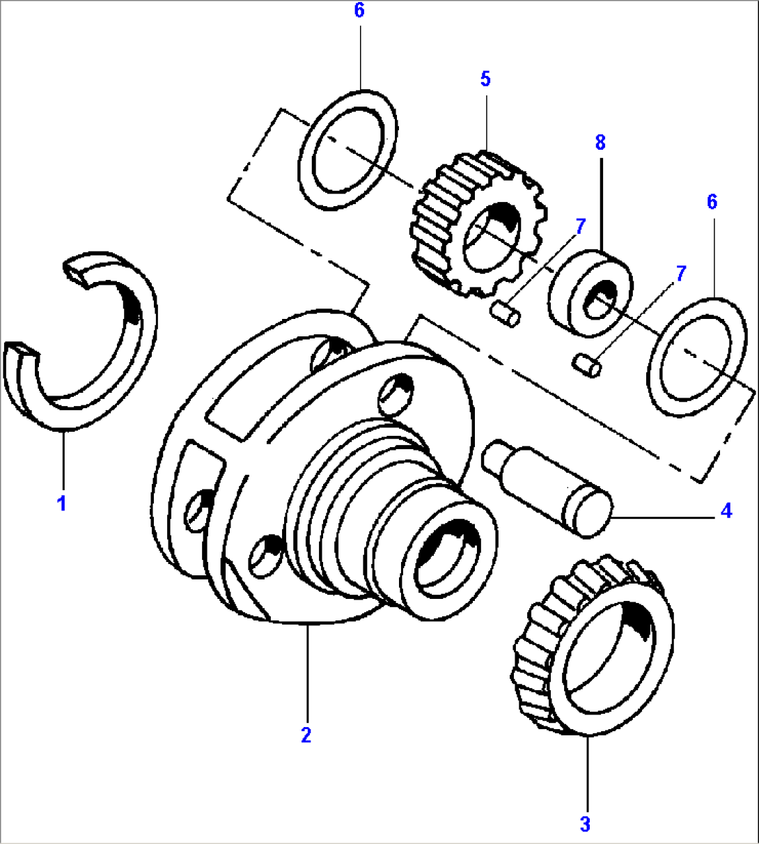 REAR AXLE PLANETARY CARRIER