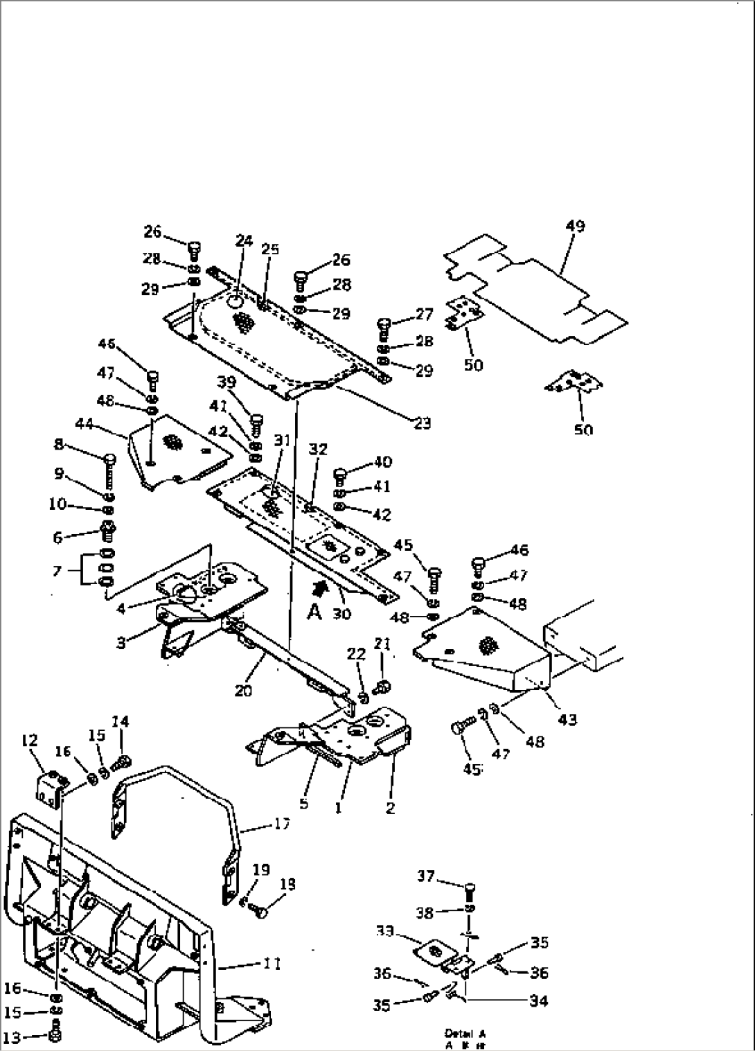 DASHBOARD AND FLOOR PLATE (NOISE SUPPRESSION FOR EC)(#80338-)