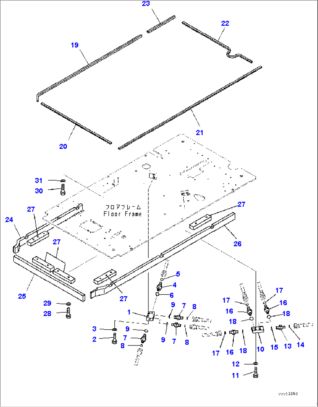 Cab, Floor, P, T Block and Seal