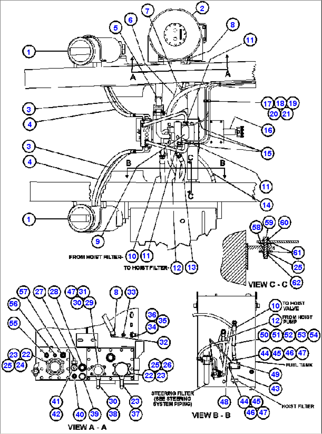 HYDRAULIC SYSTEM PIPING