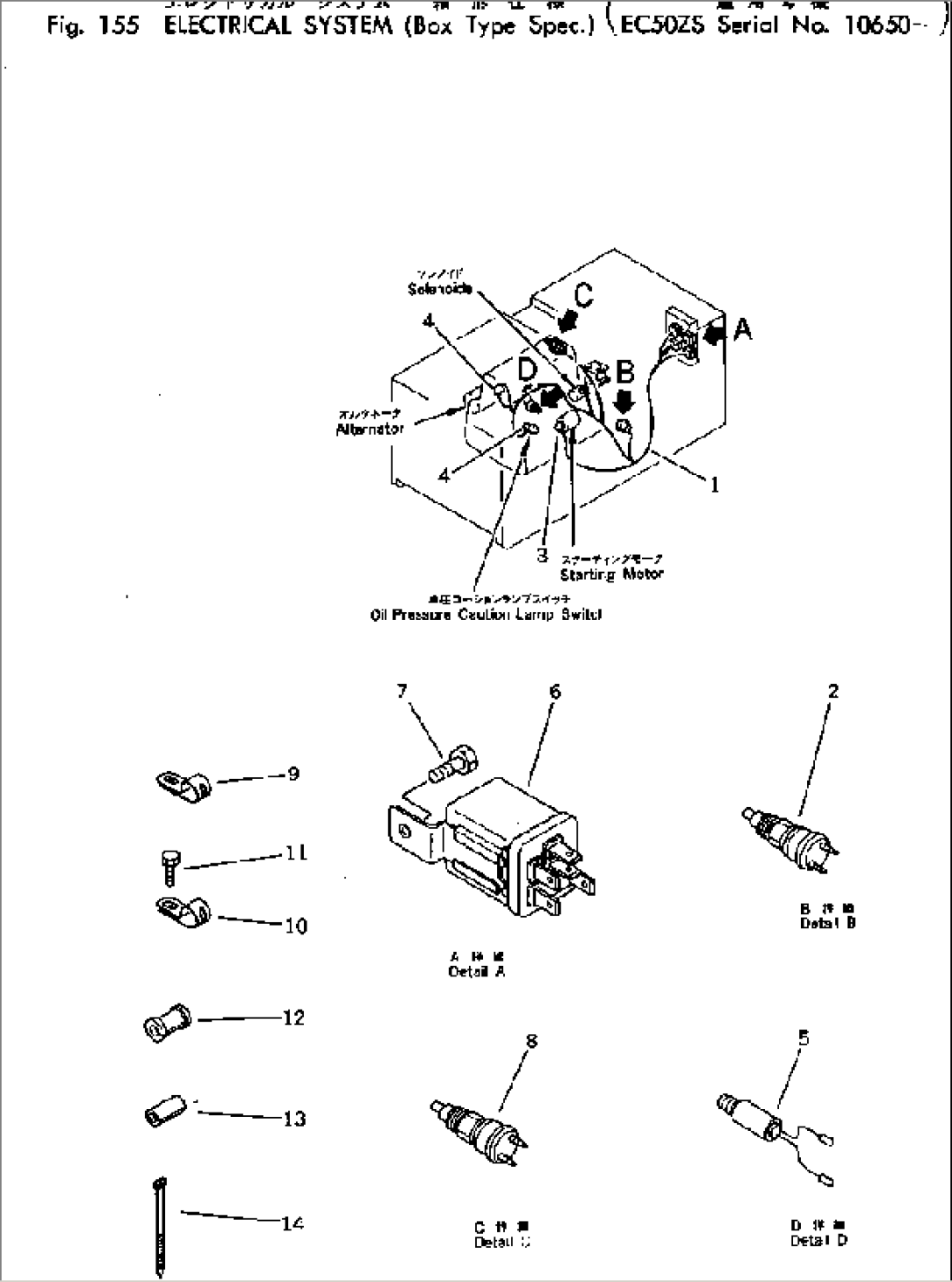 ELECTRICAL SYSTEM (BOX TYPE)(#10650-)