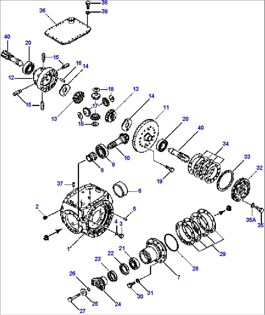 AXLE ASSEMBLY REAR DIFFERENTIAL