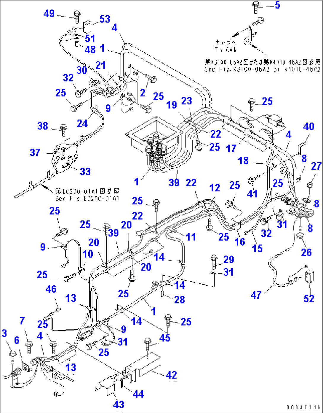 FRONT FRAME ELECTRICAL (HARNESS¤ L.H. SIDE) (-40ßC SPEC.)