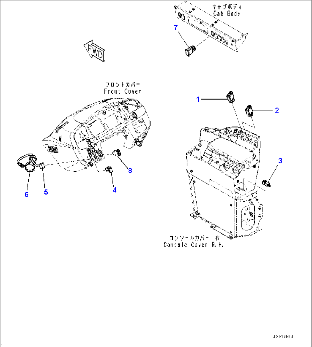 Floor Switch (#80001-)