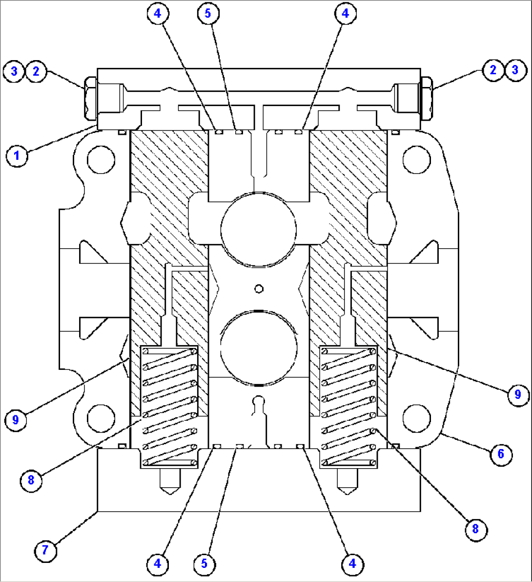 SPOOL SECTION ASSEMBLY - TANK (BF3050)