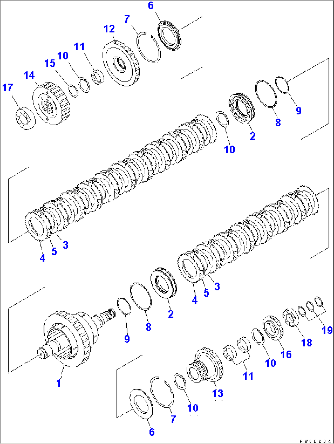 TRANSMISSION (2ND AND 3RD CLUTCH)