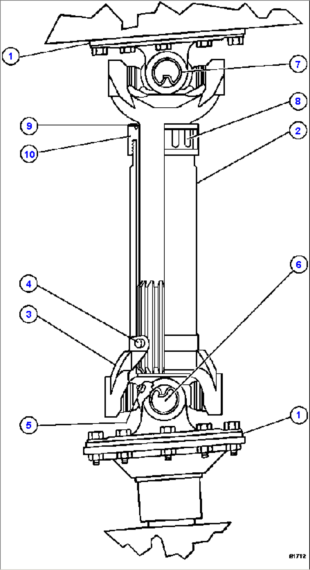 DRIVESHAFT ASSEMBLY PC0183