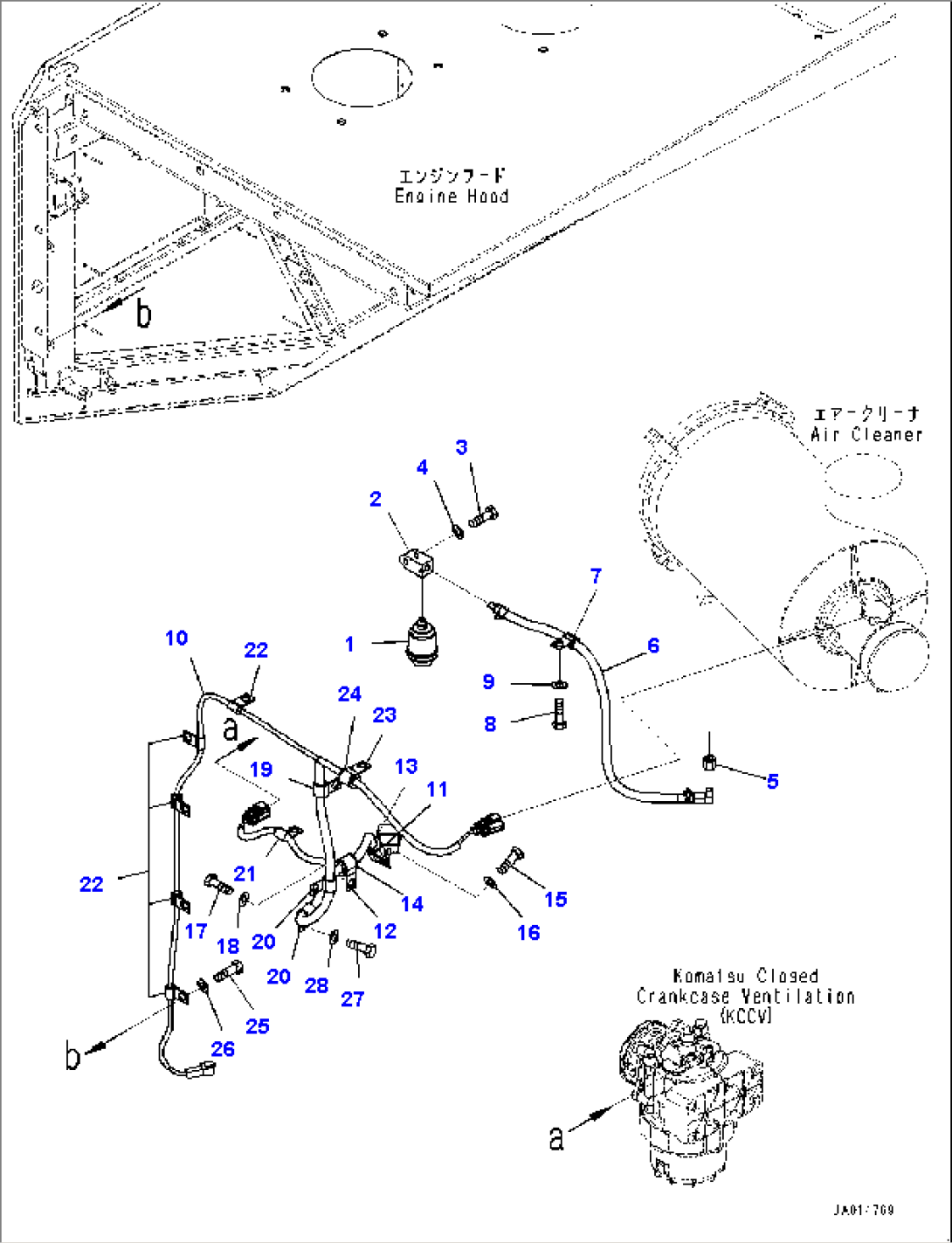 Engine Related Parts, Dust Indicator (#80001-)