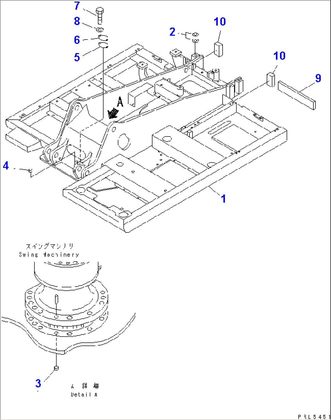 REVOLVING FRAME (COLD (A) SPEC.)(#57000-)