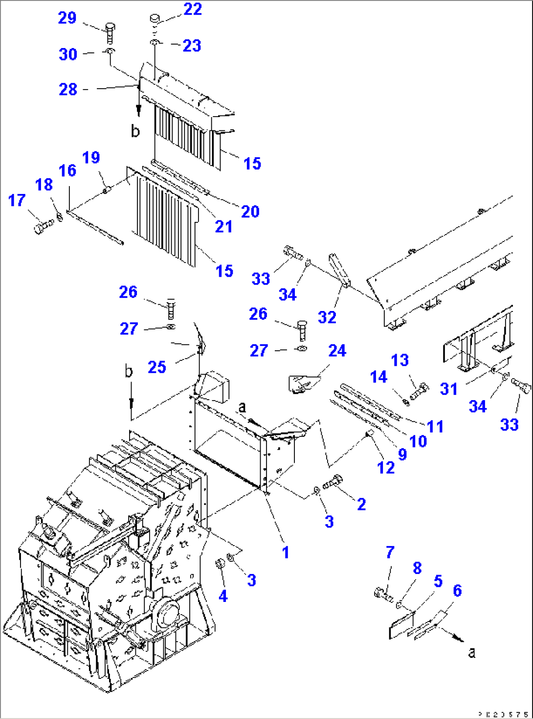 CRUSHER SYSTEM (3/3) (UPPER CHUTE)