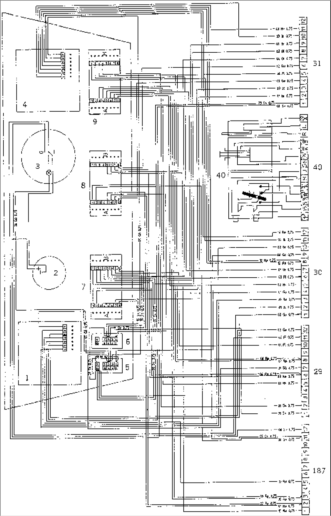 ELECTRICAL CIRCUIT¤ INSTRUMENT BOARD(#61372-61999)