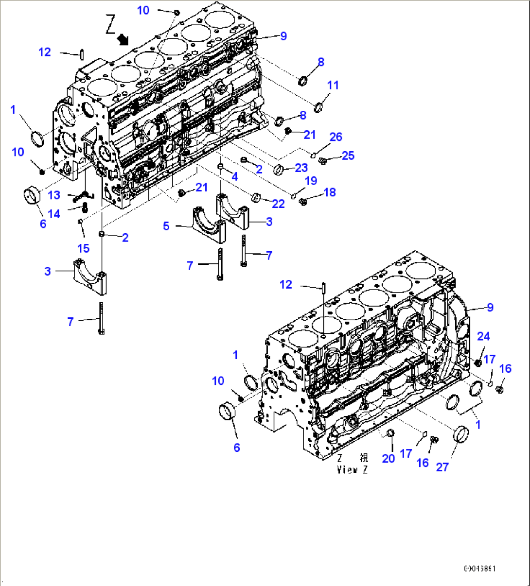 Cylinder Block (#26537218-)