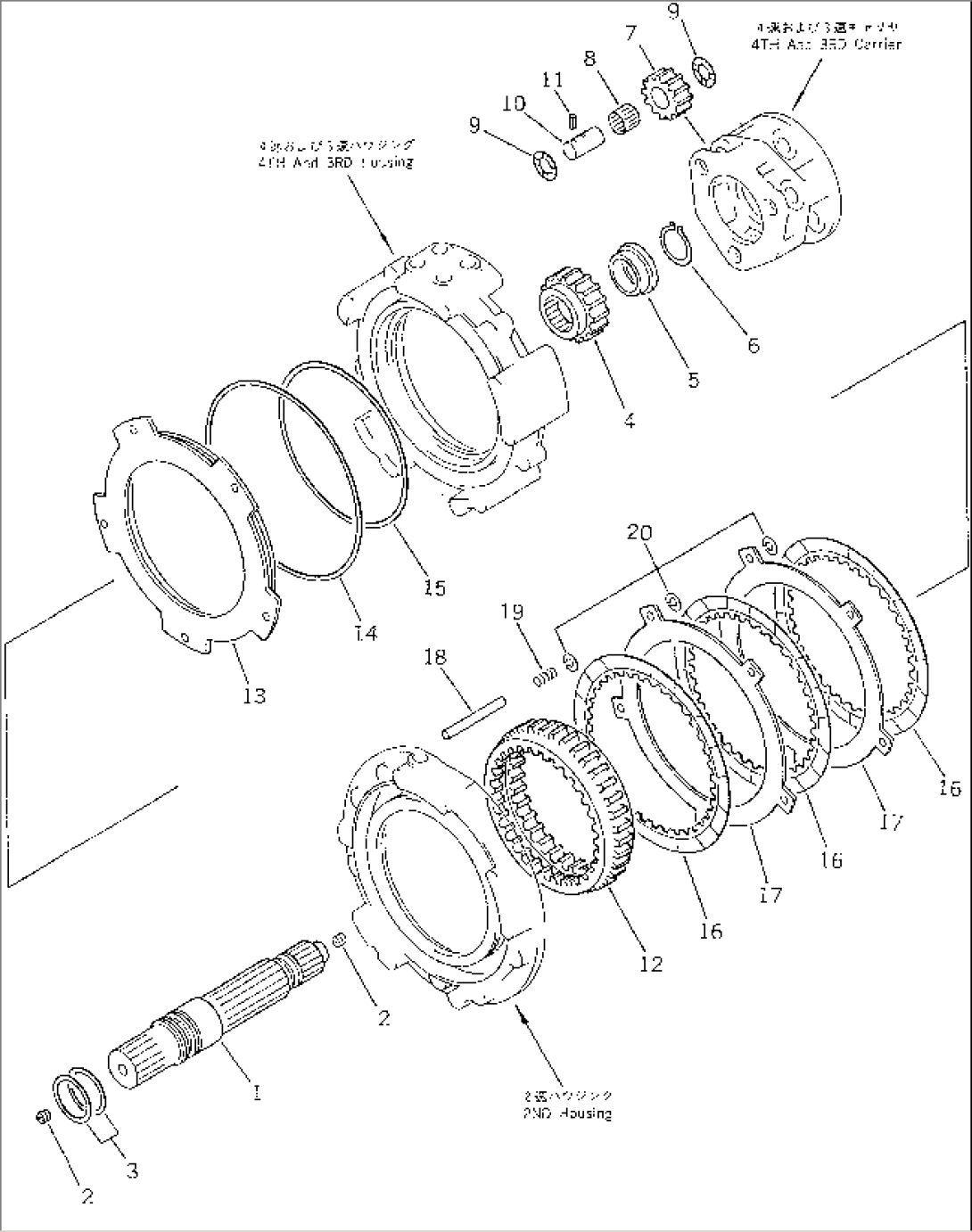 TRANSMISSION (3RD CLUTCH)(#10001-19999)