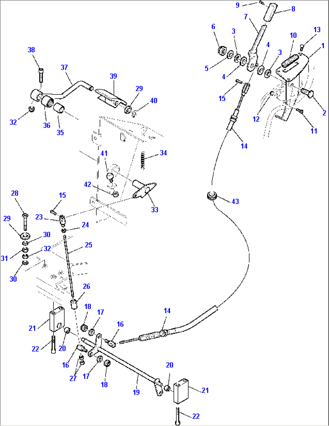 FUEL CONTROL LEVER (1/2)