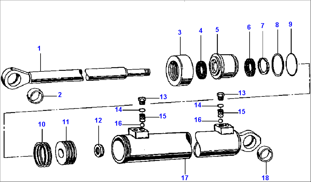 CLAMSHELL CYLINDER WITH CHECK VALVES