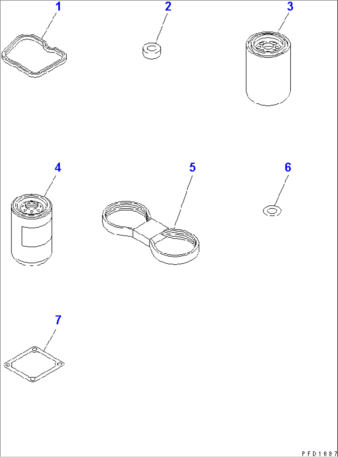 SPARE PARTS (WITH REVERSIBLE FAN)