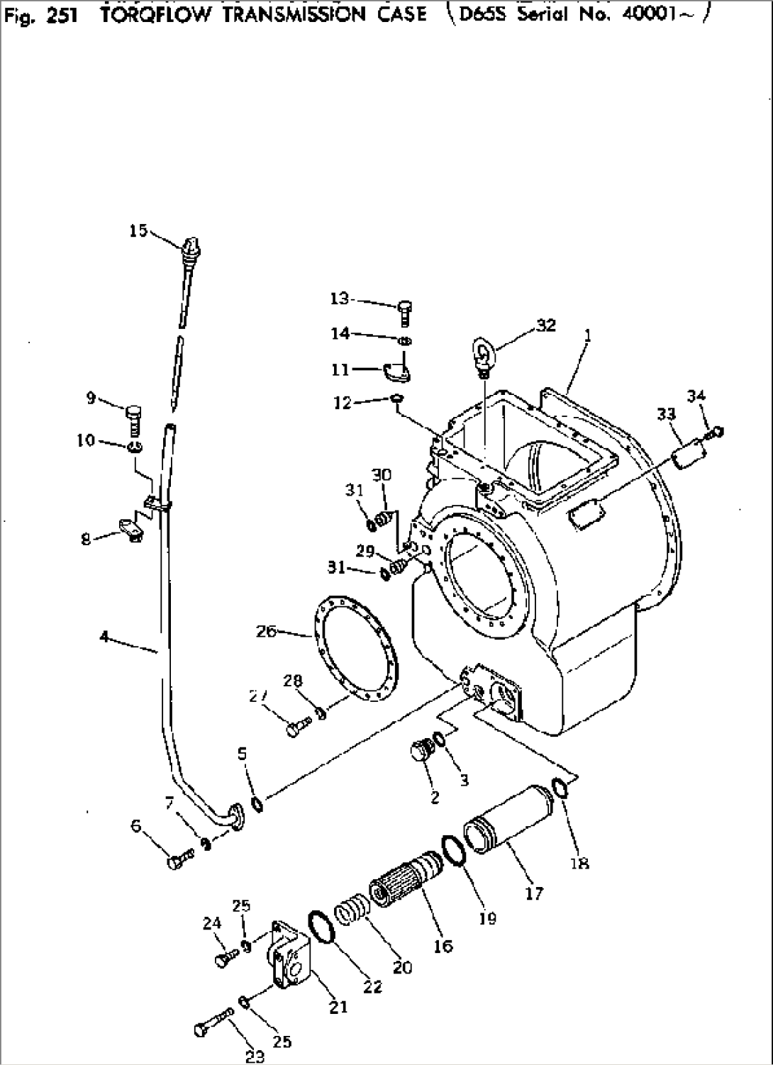 TORQFLOW TRANSMISSION CASE