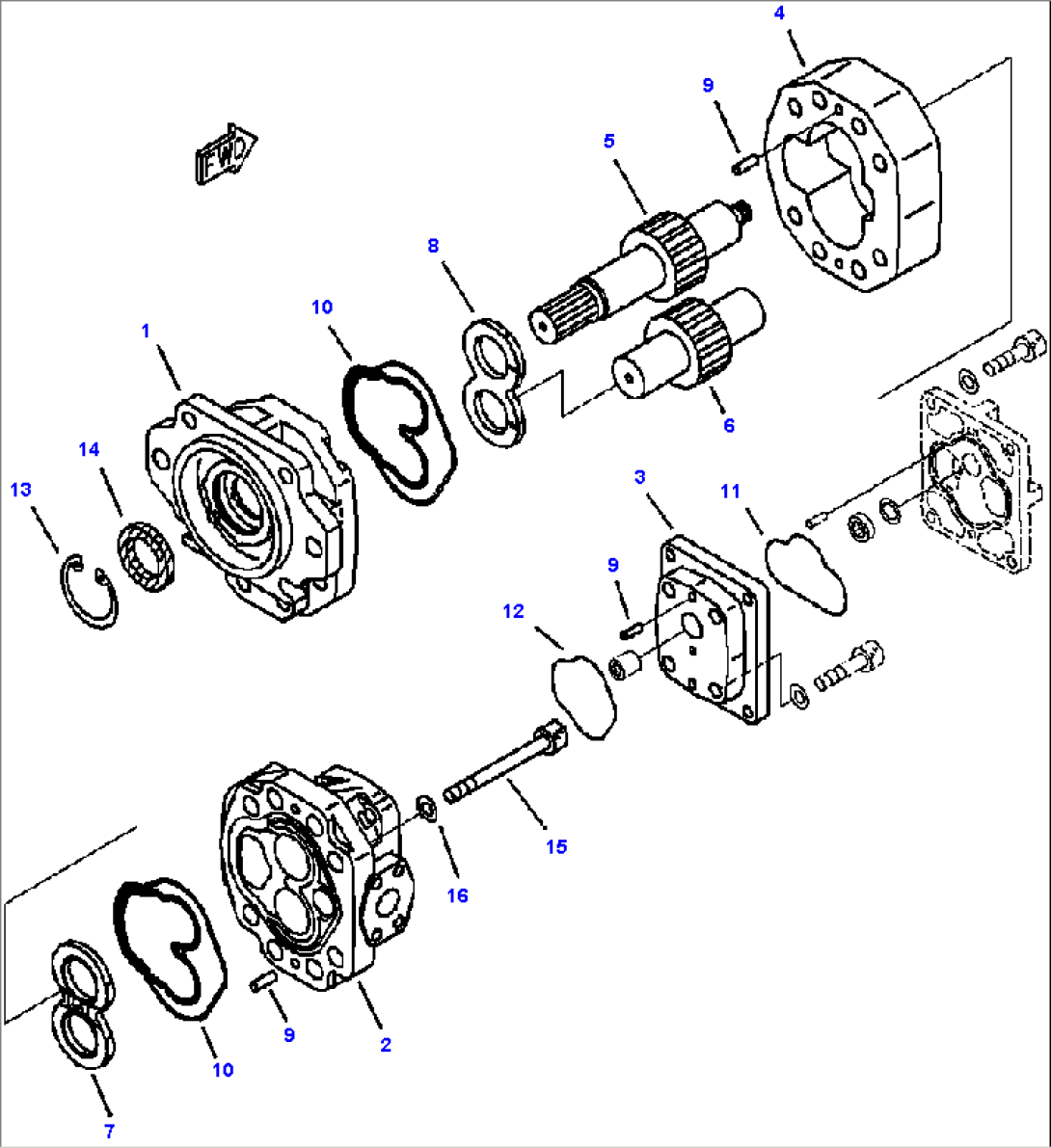 H0210-01A7 HYDRAULIC PUMP SDR90+SA18 (1/2)