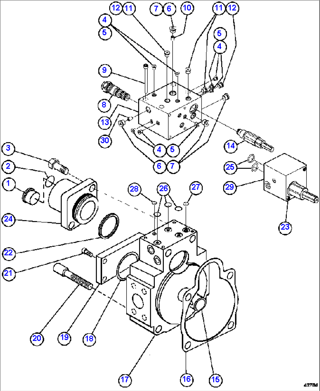 STEERING PUMP HOUSING (REAR) PC2827